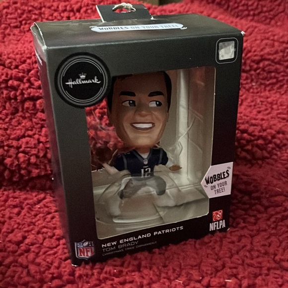New England Patriots Tom Brady bobble head ornament Christmas holiday #12 goat🐐 - Picture 1 of 8